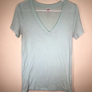VS Pink Mint V-Neck Top